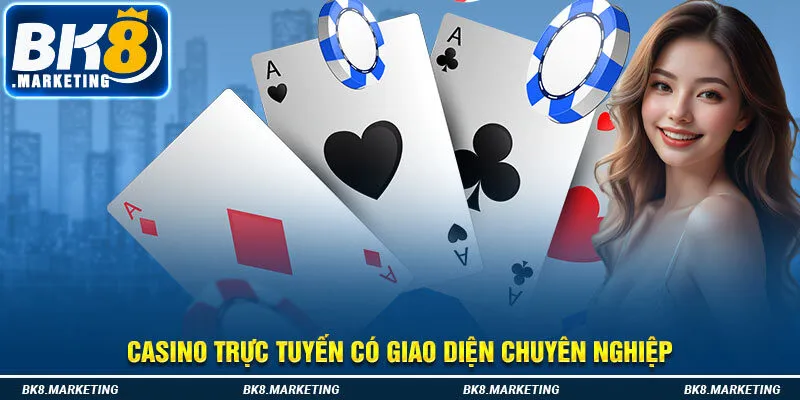 Casino trực tuyến có giao diện chuyên nghiệp